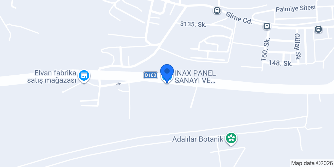 INAX PANEL SANAYI VE TICARET LIMITED SIRKETI konumu