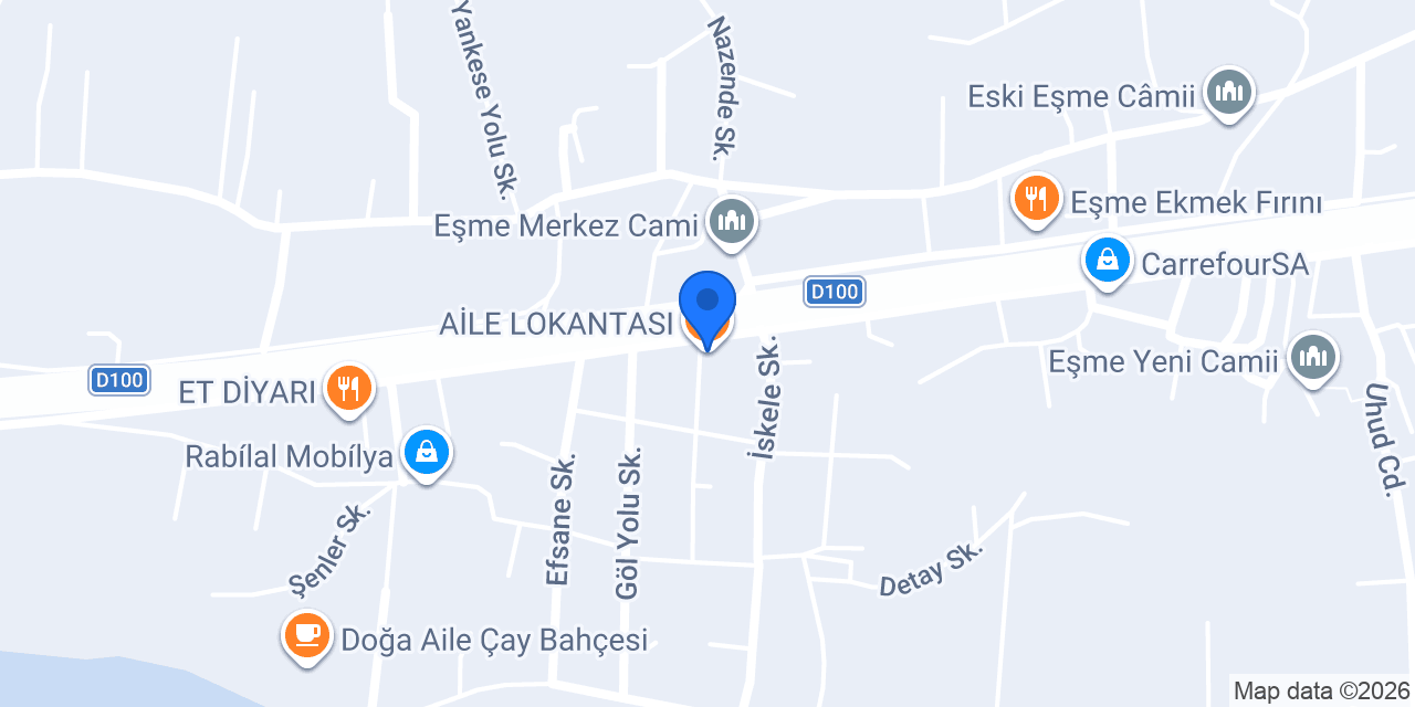 AİLE LOKANTASI konumu