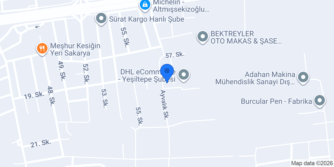 Mubi Egzoz konumu