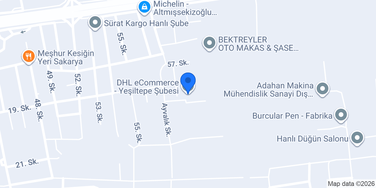 DHL eCommerce - Yeşiltepe Şubesi konumu