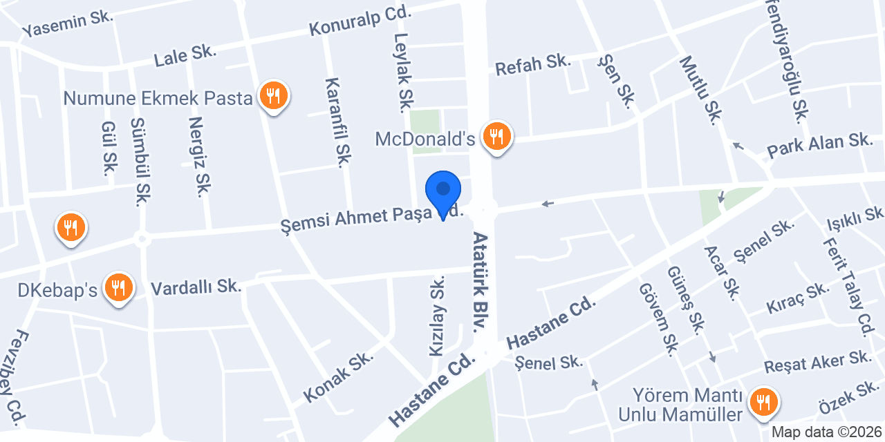 Bennur Kuaför konumu