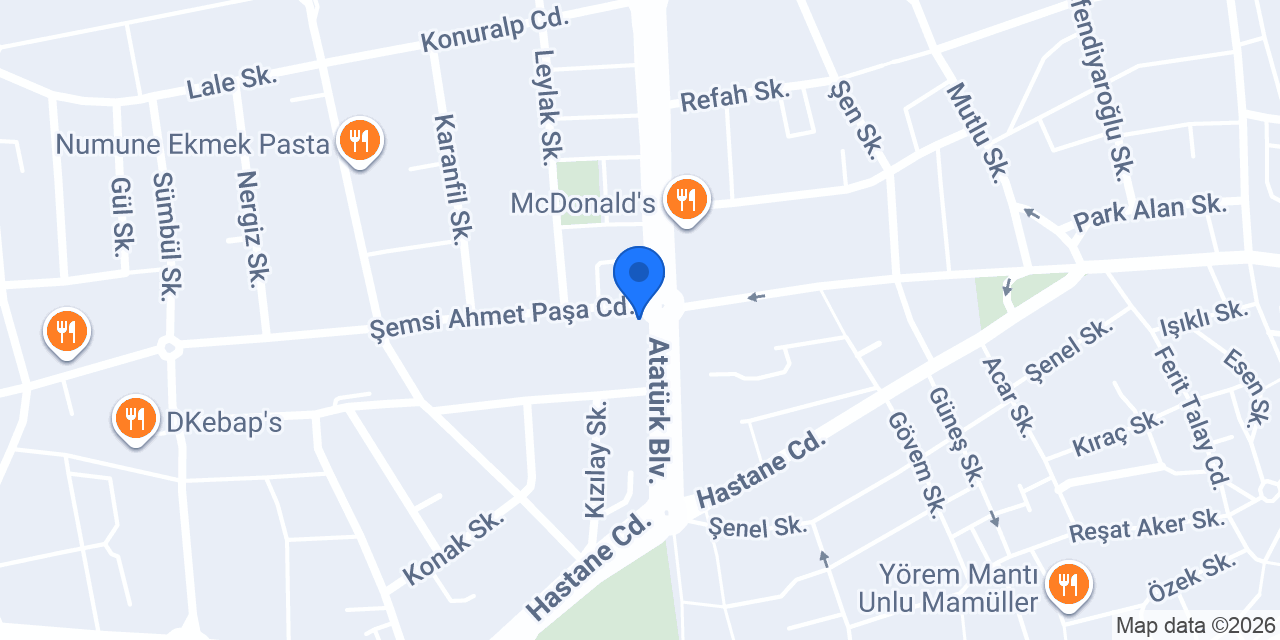 Hıracaoğlu Sigorta konumu