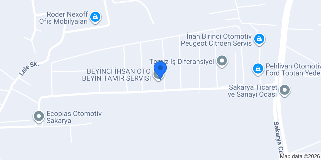 SDPARS OTOMOTİV-SİNAN DOĞAN konumu