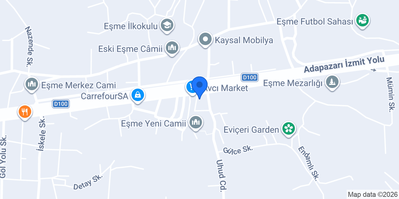 The Aşkın Cafe konumu