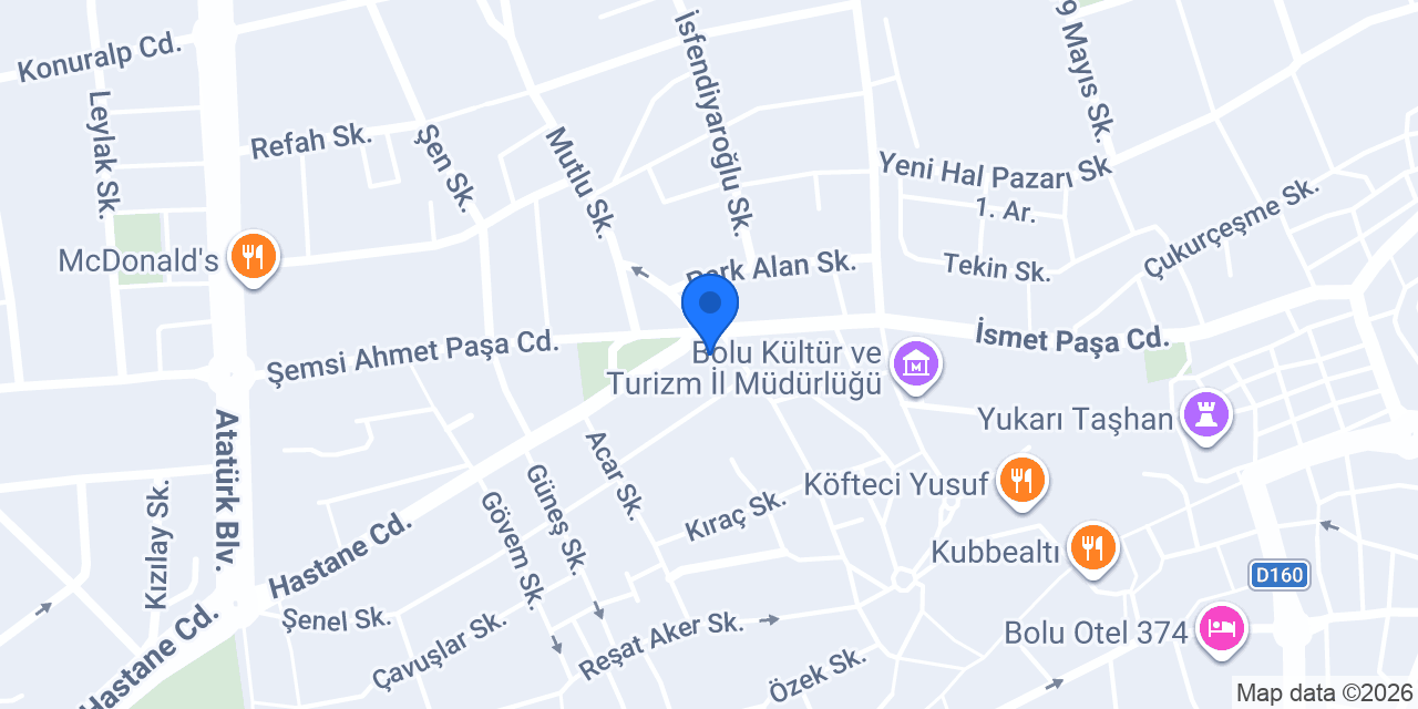 Dedeoğlu Kırtasiye konumu
