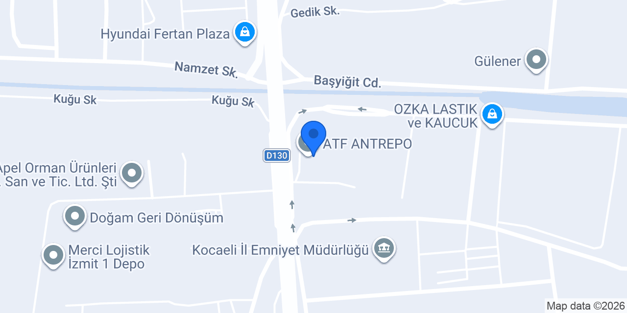 ATF ANTREPO konumu