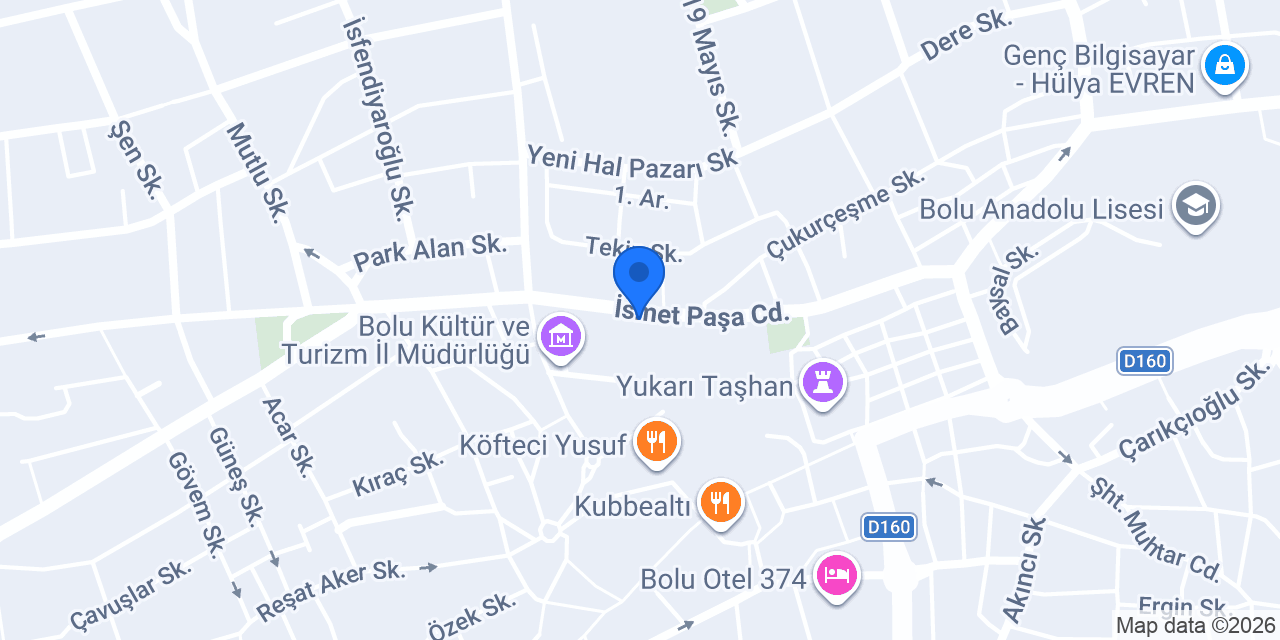 Köroğlu Taksi konumu
