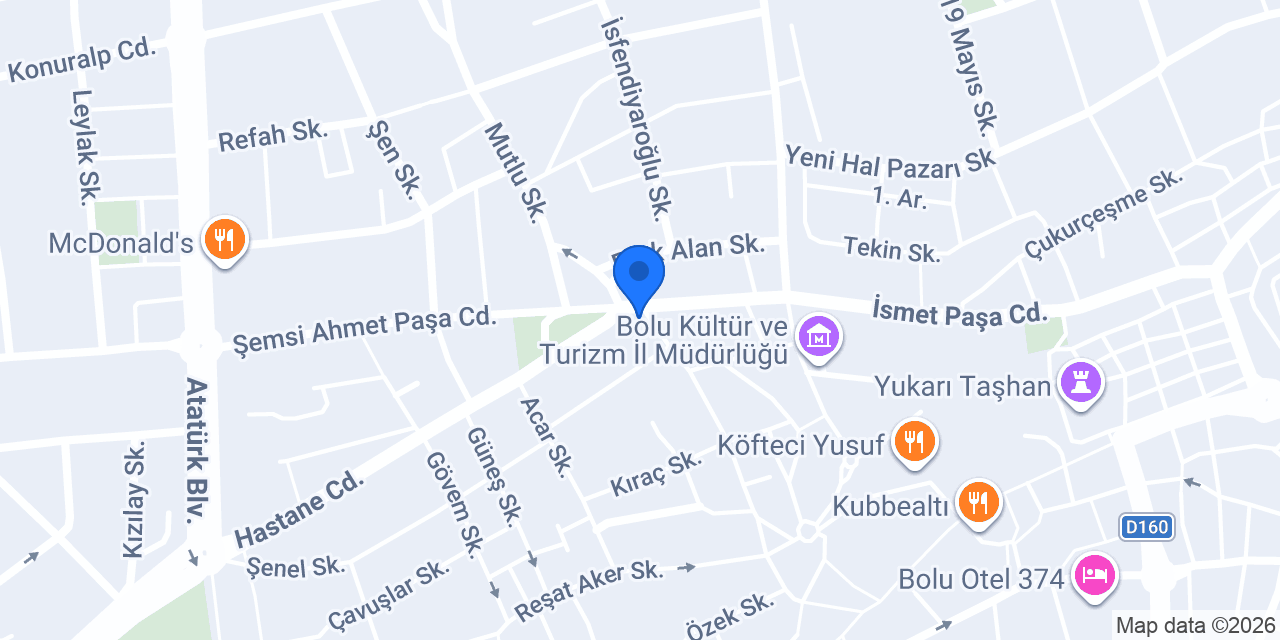 Dr. Rahime Dedeoğlu konumu