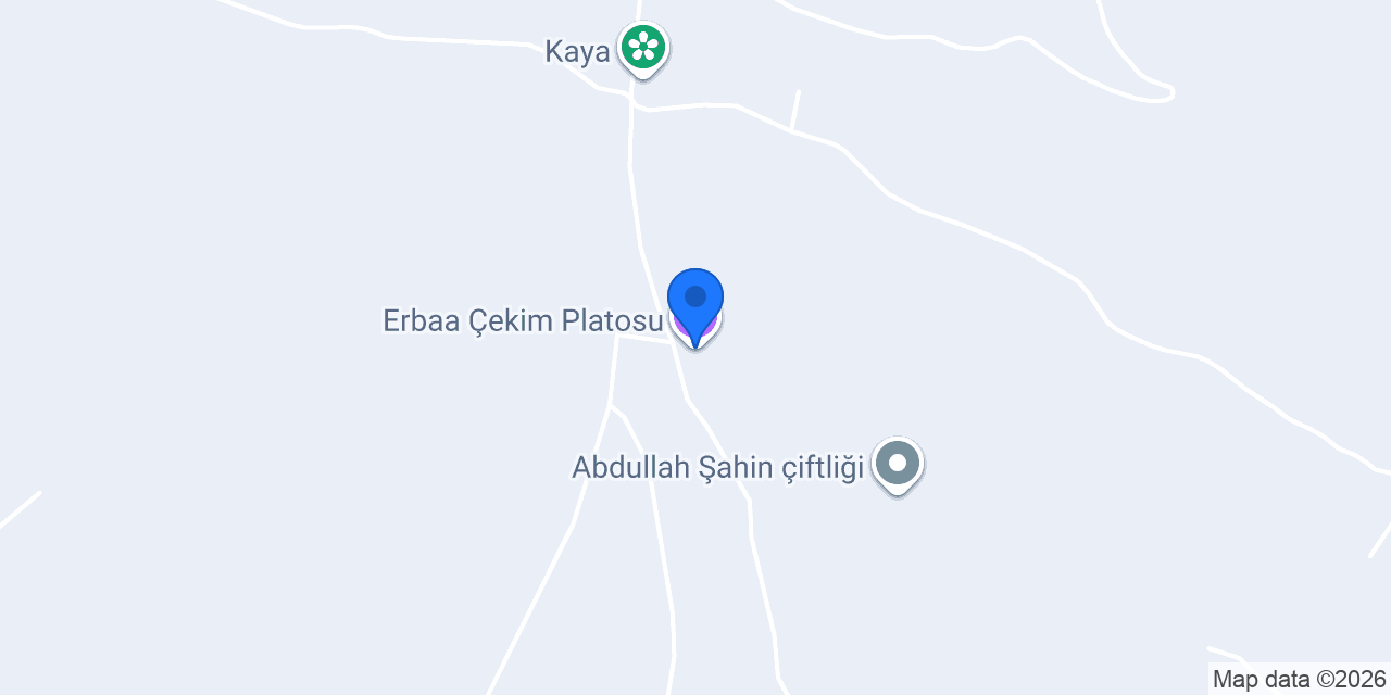 Erbaa Çekim Platosu konumu
