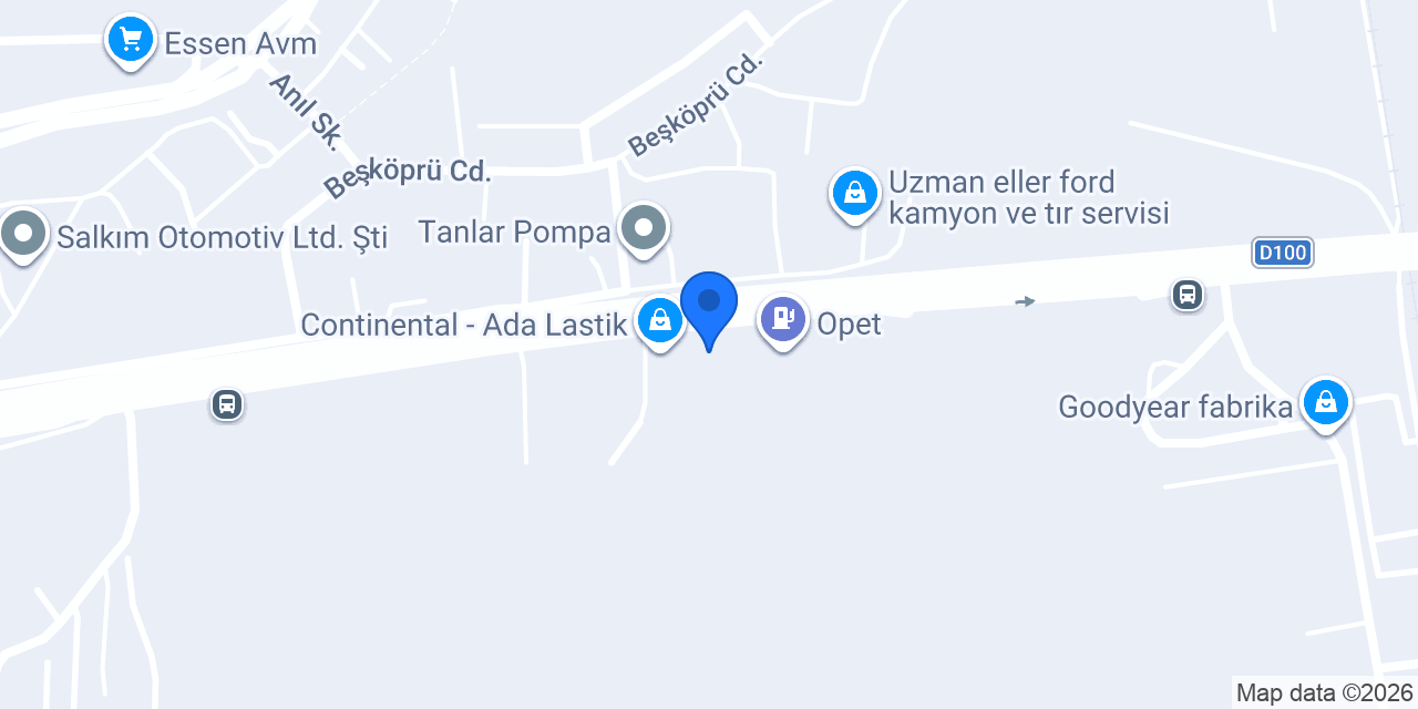 Başoğlu Panel Çit konumu