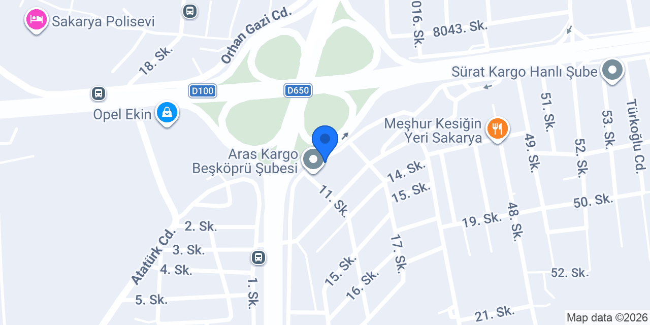 Memik Usta Kebap & Tatlı Restorantı konumu