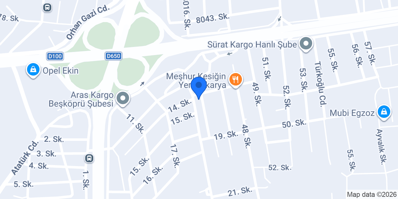 Oto Cirit konumu