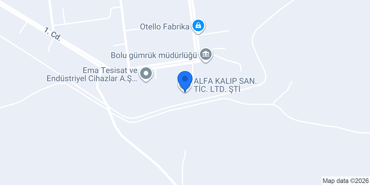 ALFA KALIP SAN. TİC. LTD. ŞTİ. konumu