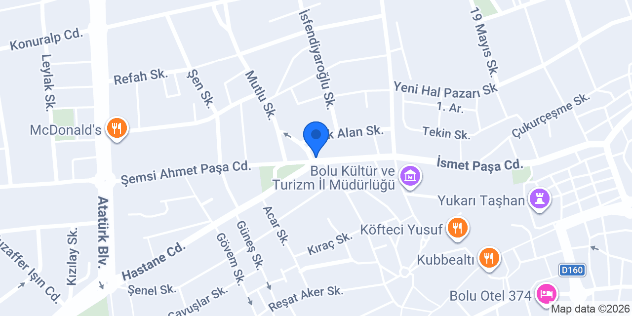 Barış Pastanesi konumu
