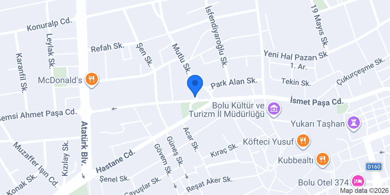 Yılmaz Veteriner Kliniği konumu