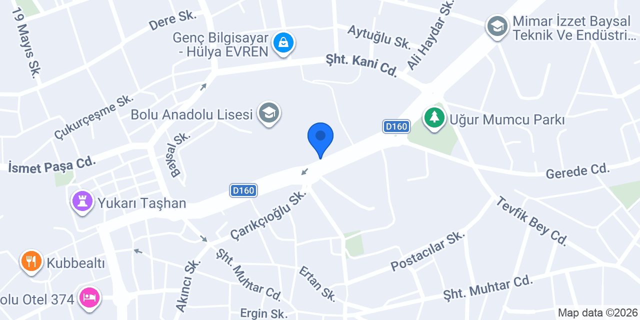 14 şahinerisi konumu