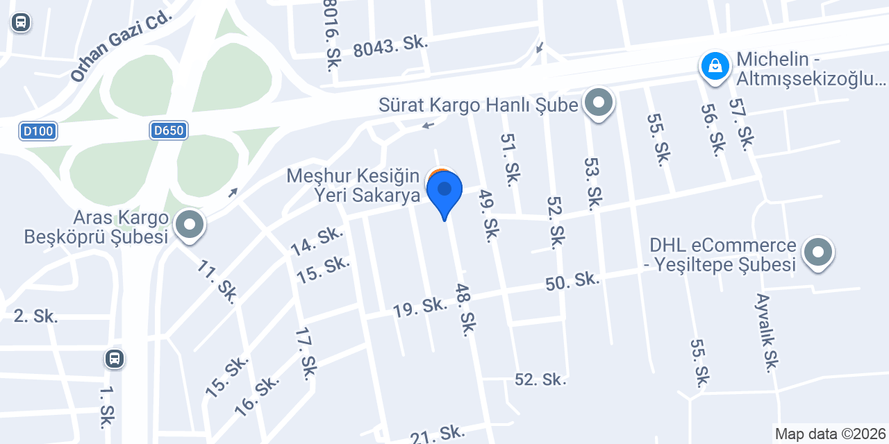 ERGÜÇ KAUÇUK İMALAT SAN.TİC.LTD.ŞTİ. konumu