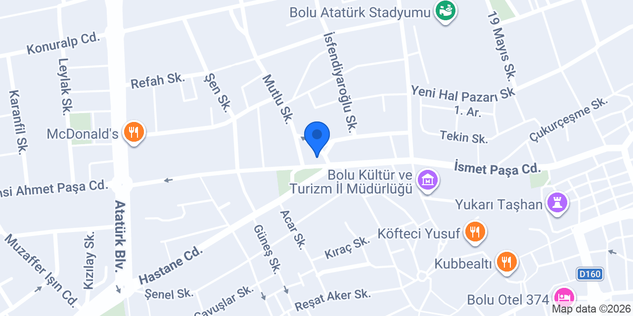 Falez pastanesi konumu