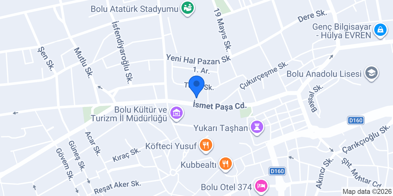YORULMAZ AMBALAJ konumu
