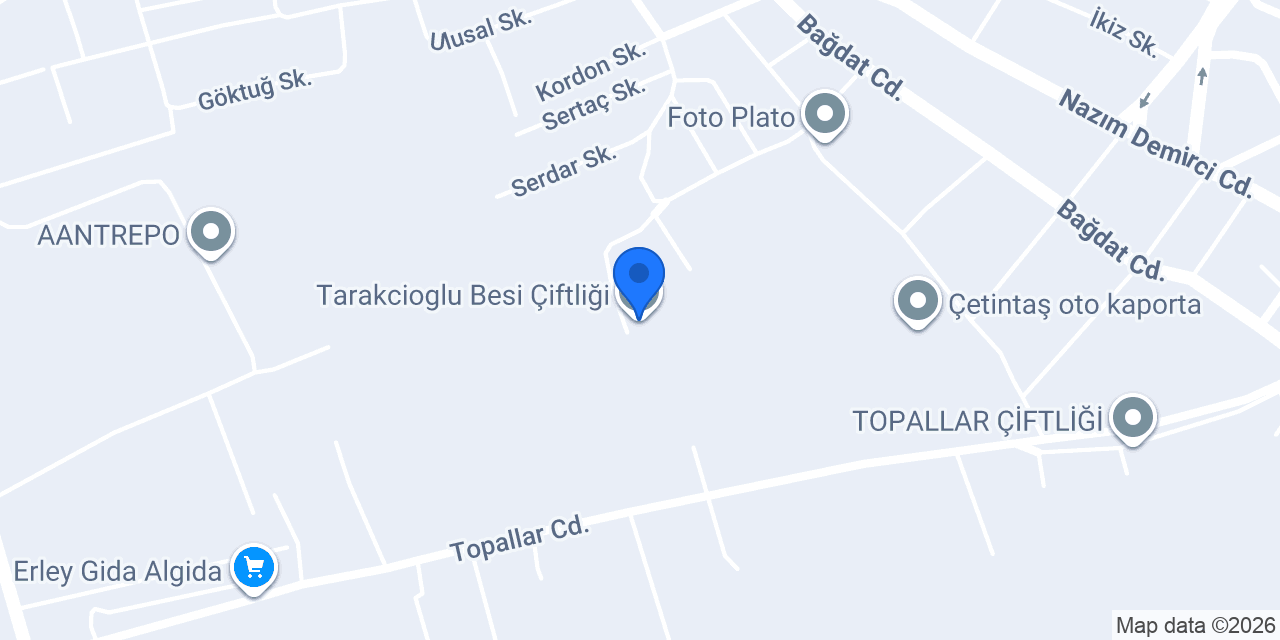Tarakcioglu Besi Çiftliği konumu