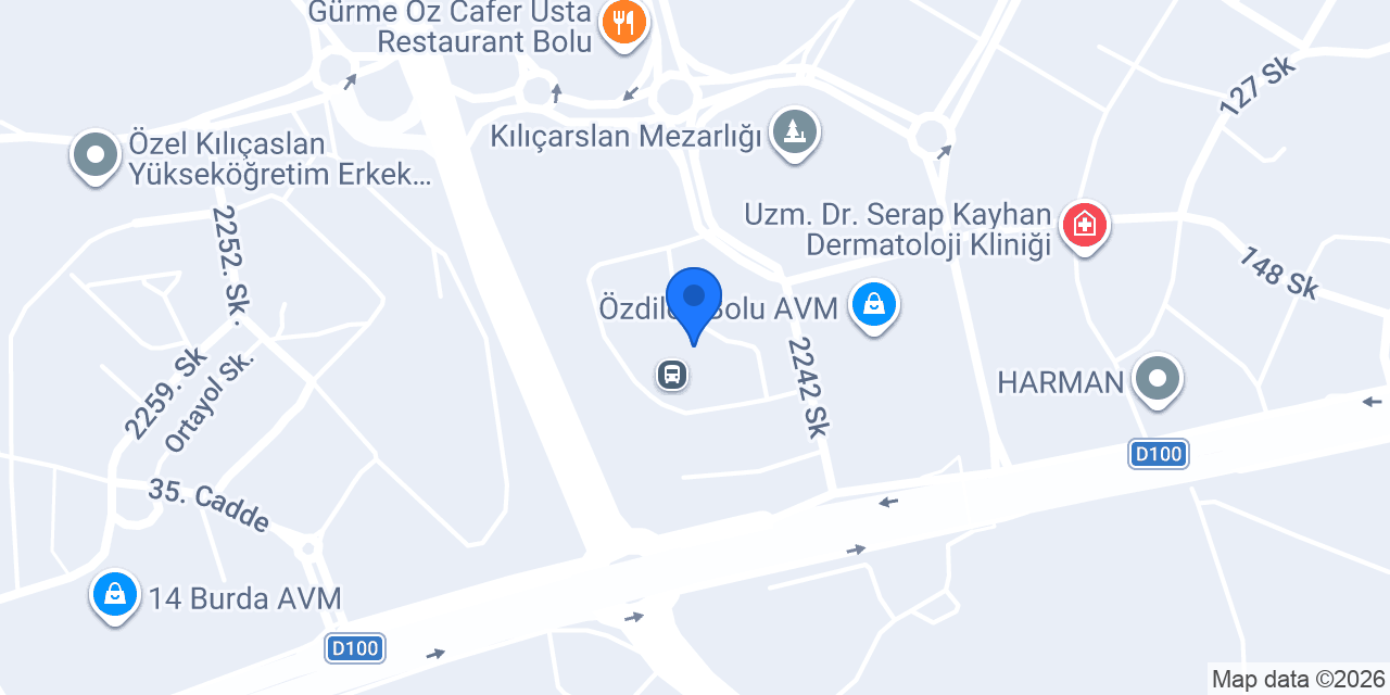 Öz Bolu konumu