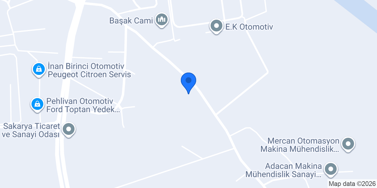 YK ORGANİZASYON İMALAT konumu