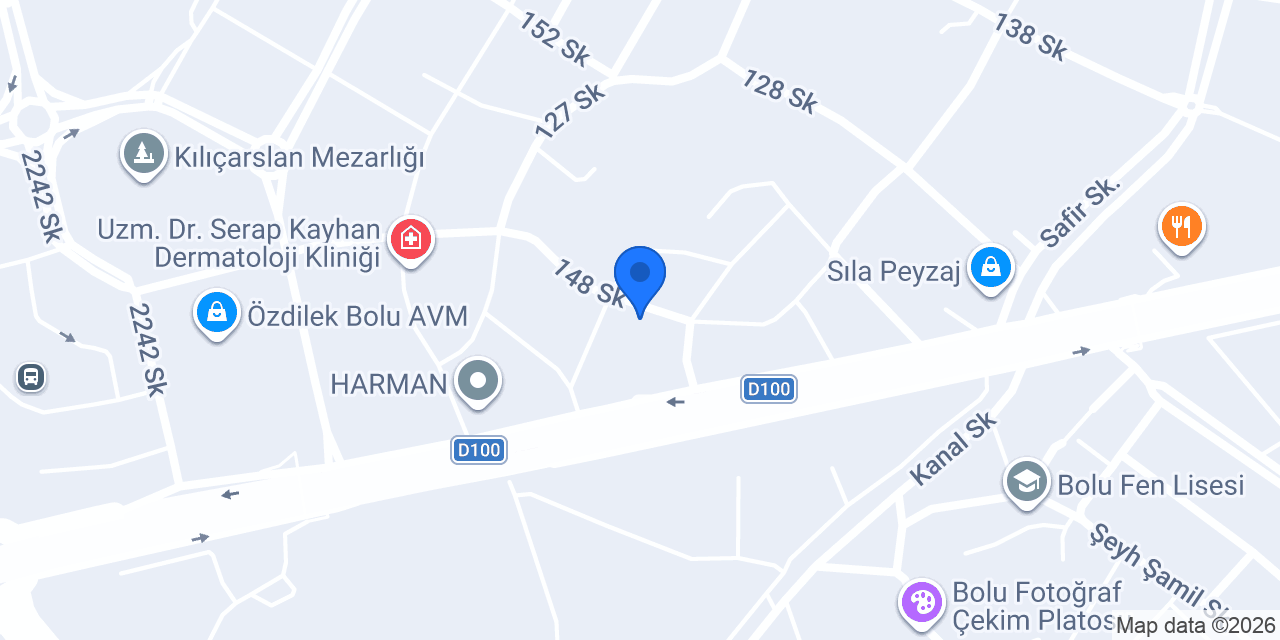 Biriz Restoran konumu