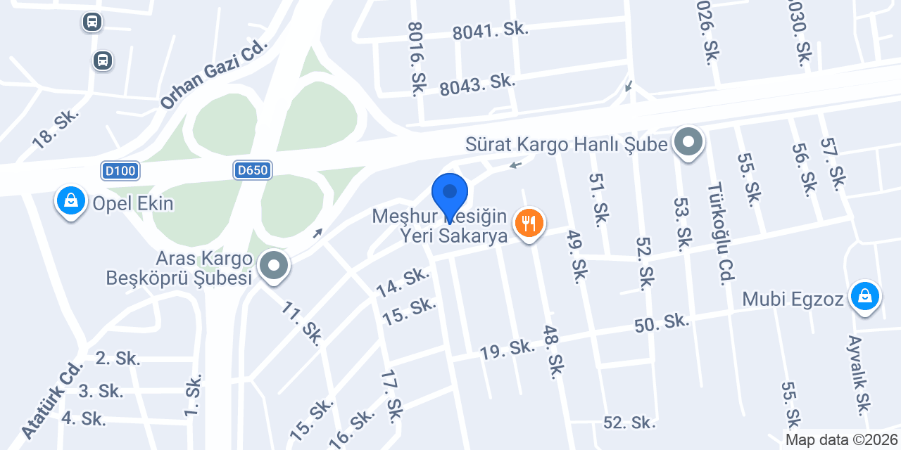 Ölmez Oto Elektrik konumu