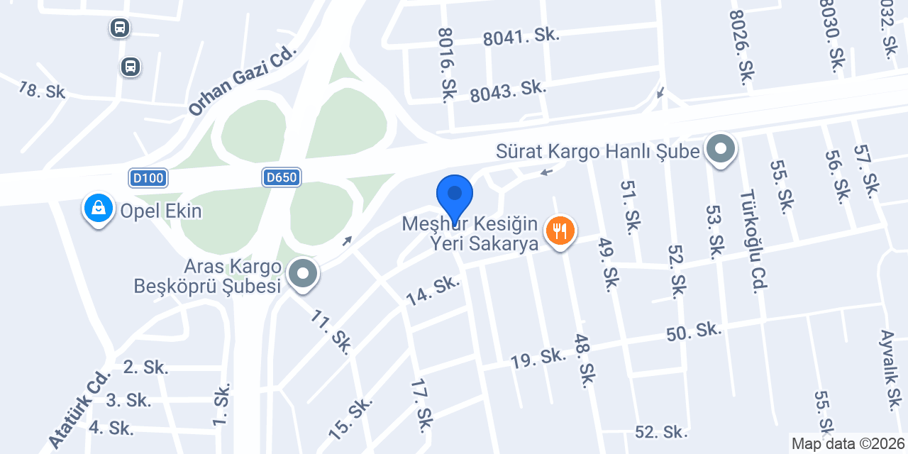 Dostlar Cağ Kebap konumu
