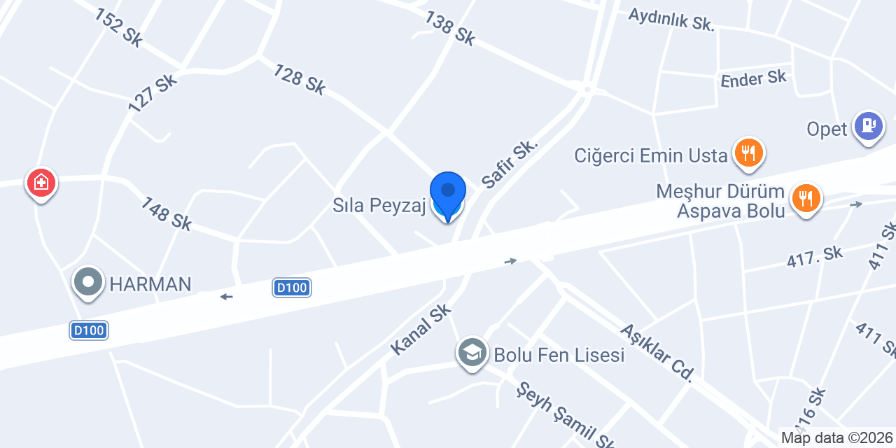 Sıla Peyzaj konumu