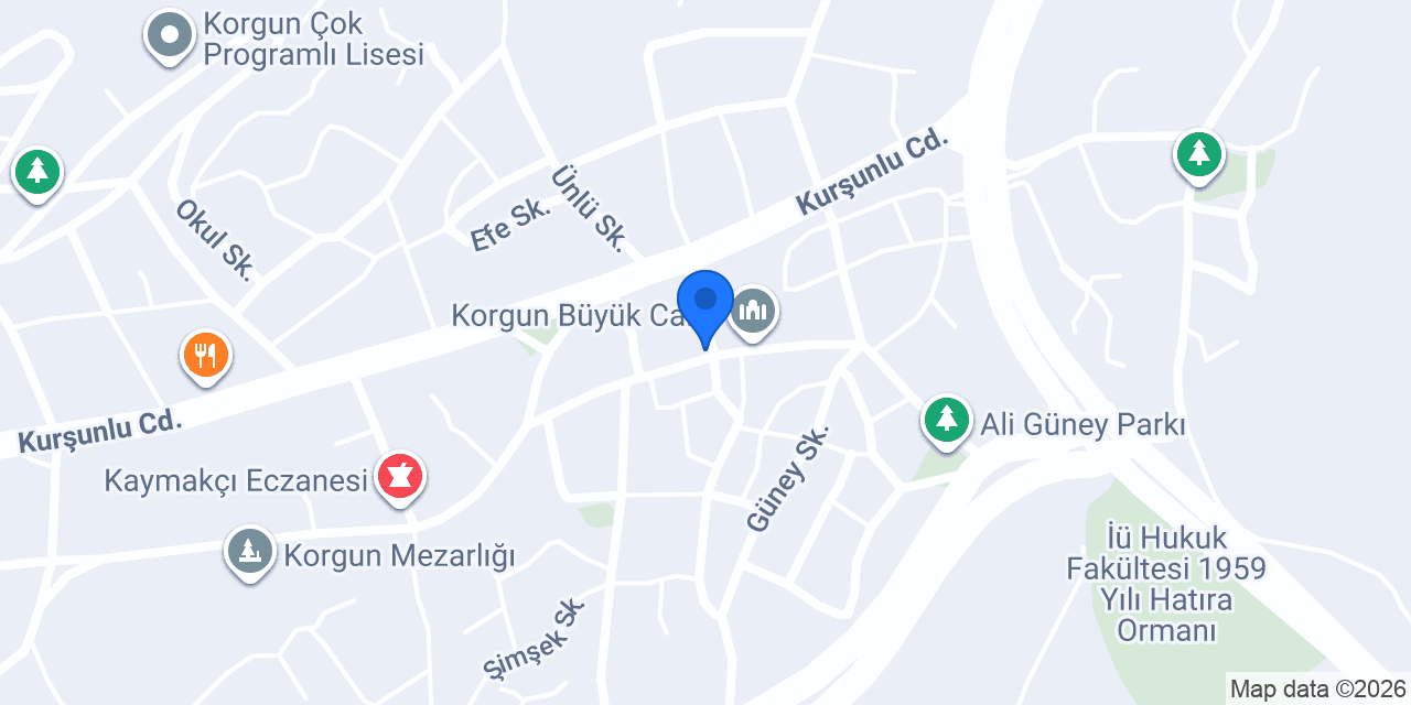 Korgun Lokanta Ve Yemek Fabrikası konumu