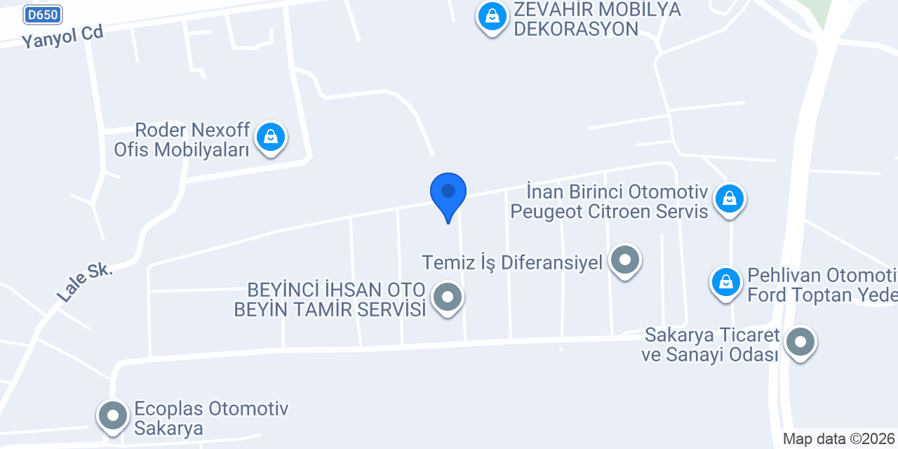 Baltoriş Şaft Servisi konumu