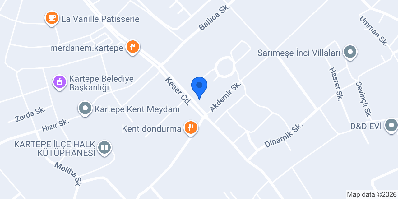 Kocaeli ERTA Elektrik konumu