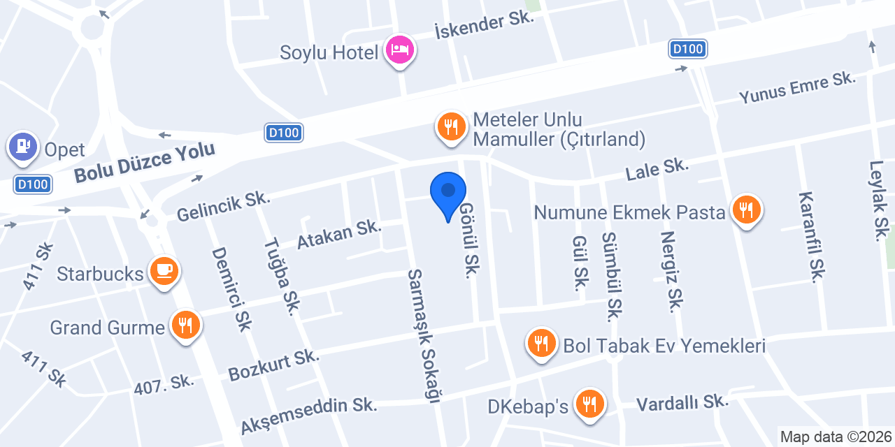 ATAsoft Bilişim konumu