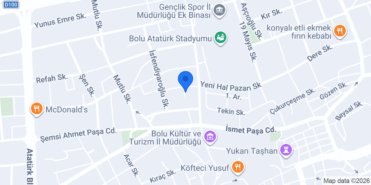 Yılmaz Cam Ticaret konumu