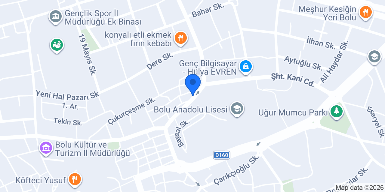 BOLU OVA SU ARITMA konumu
