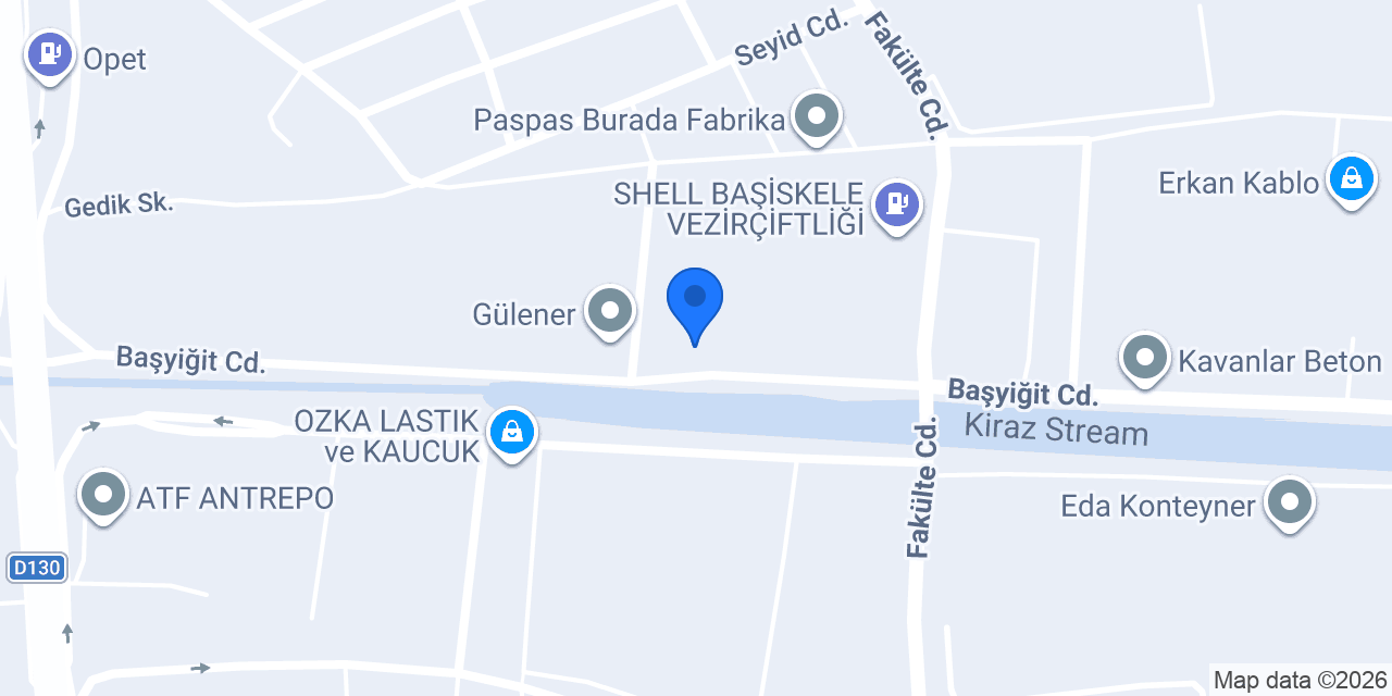 GÜLERYÜZ BETON konumu