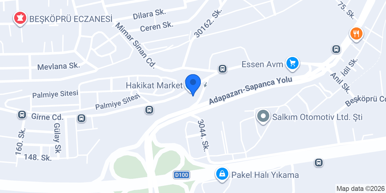 Hakikat Market konumu