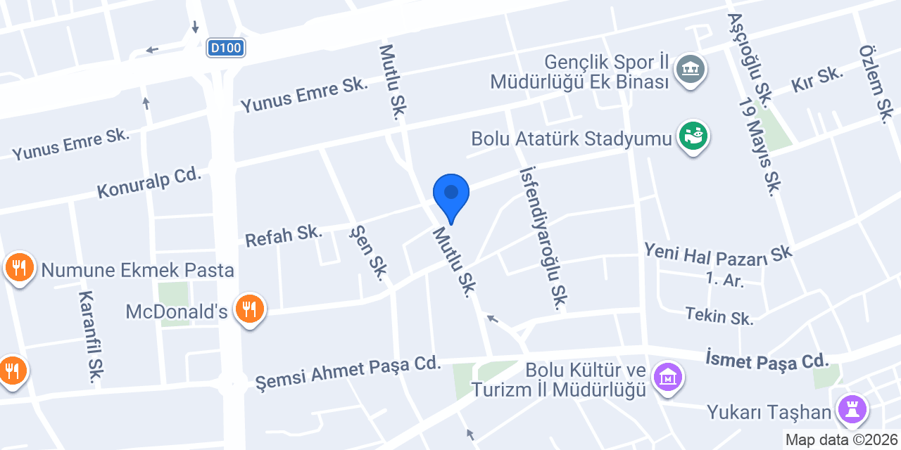 İNAL PROJE & DANIŞMANLIK konumu