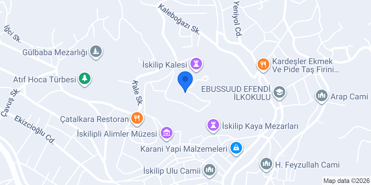 İskilip Yöresel konumu