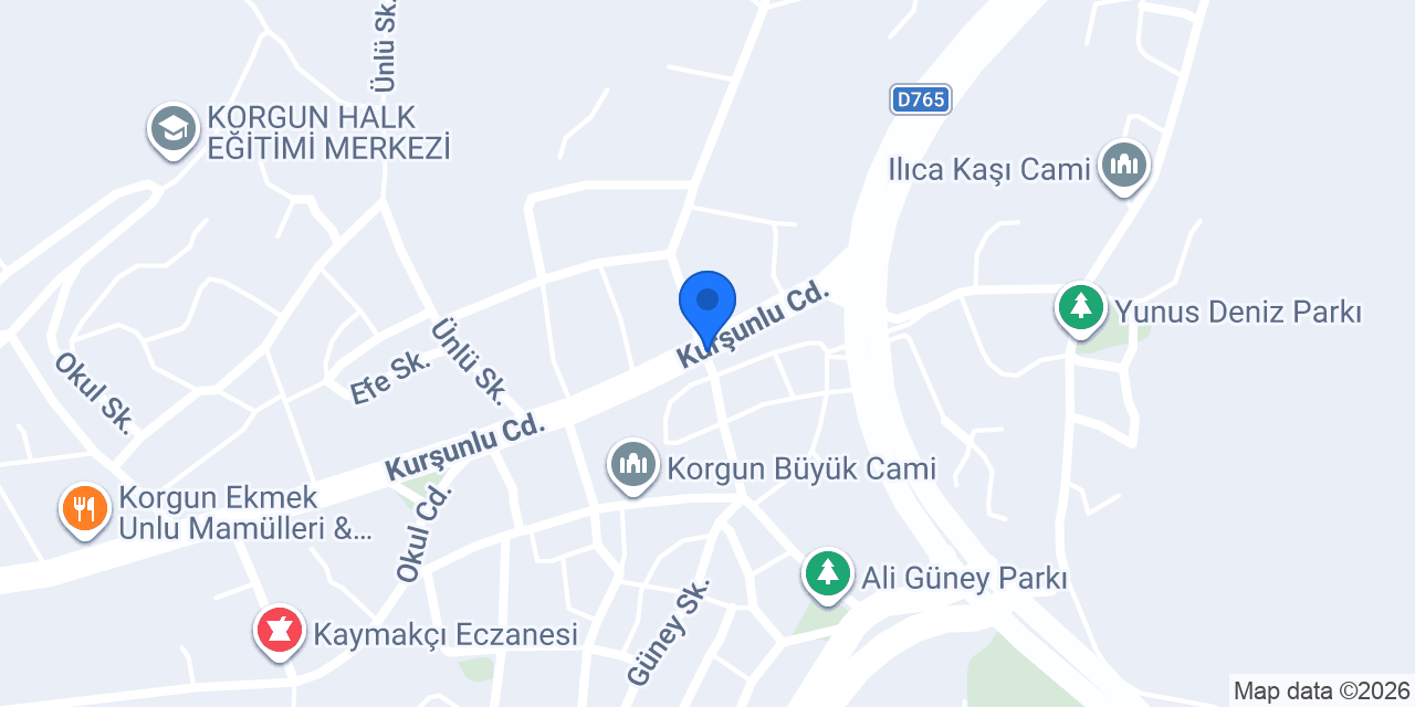 Pekyücel Yemek konumu