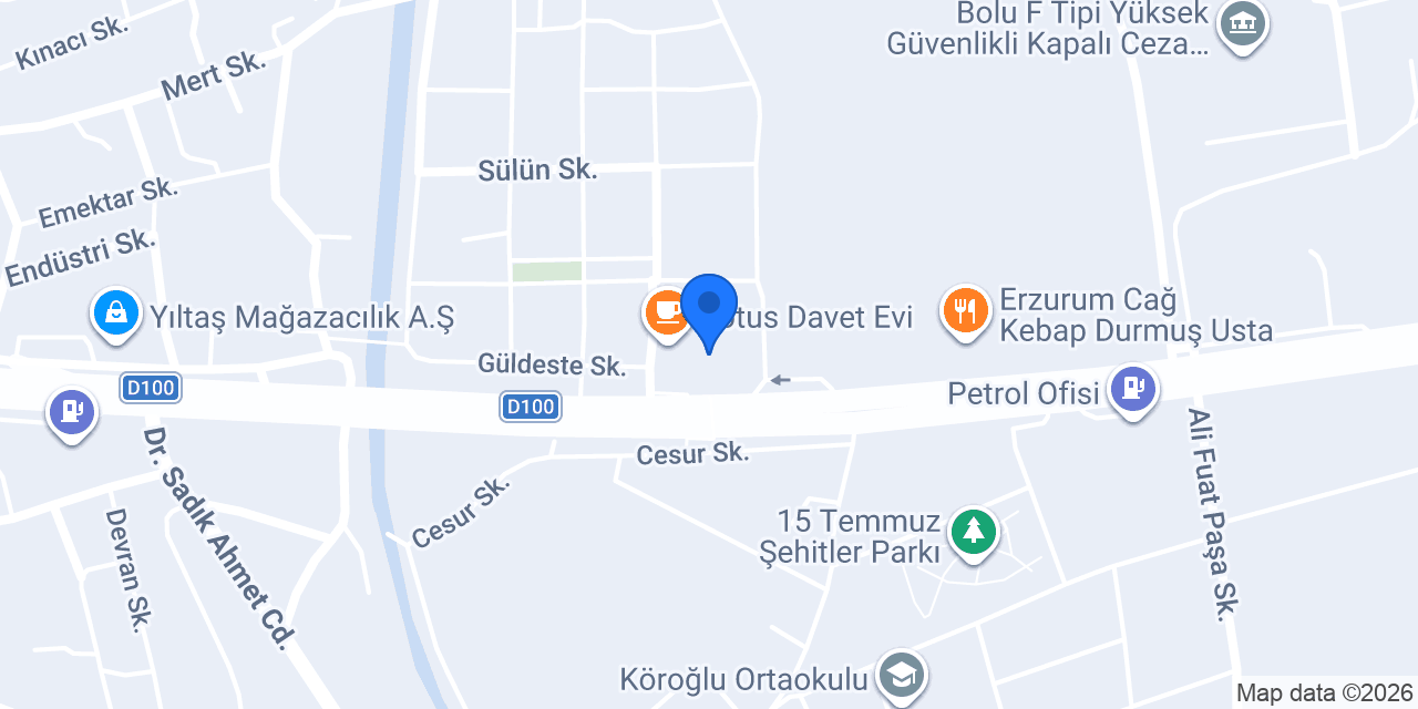 İtimat Otomotiv konumu