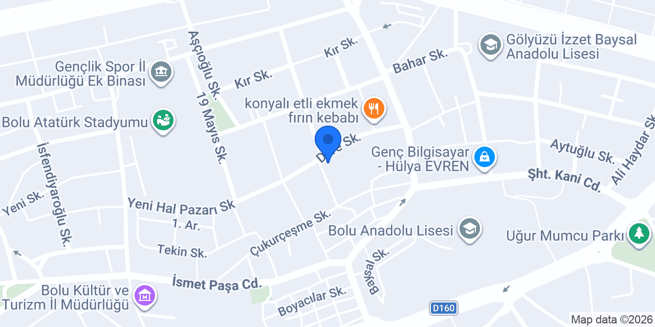 Boltes Yapı Limited Şirketi konumu