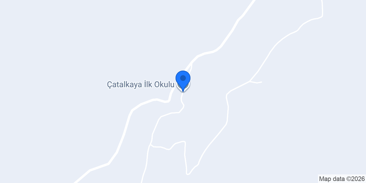 Çatalkaya İlk Okulu konumu