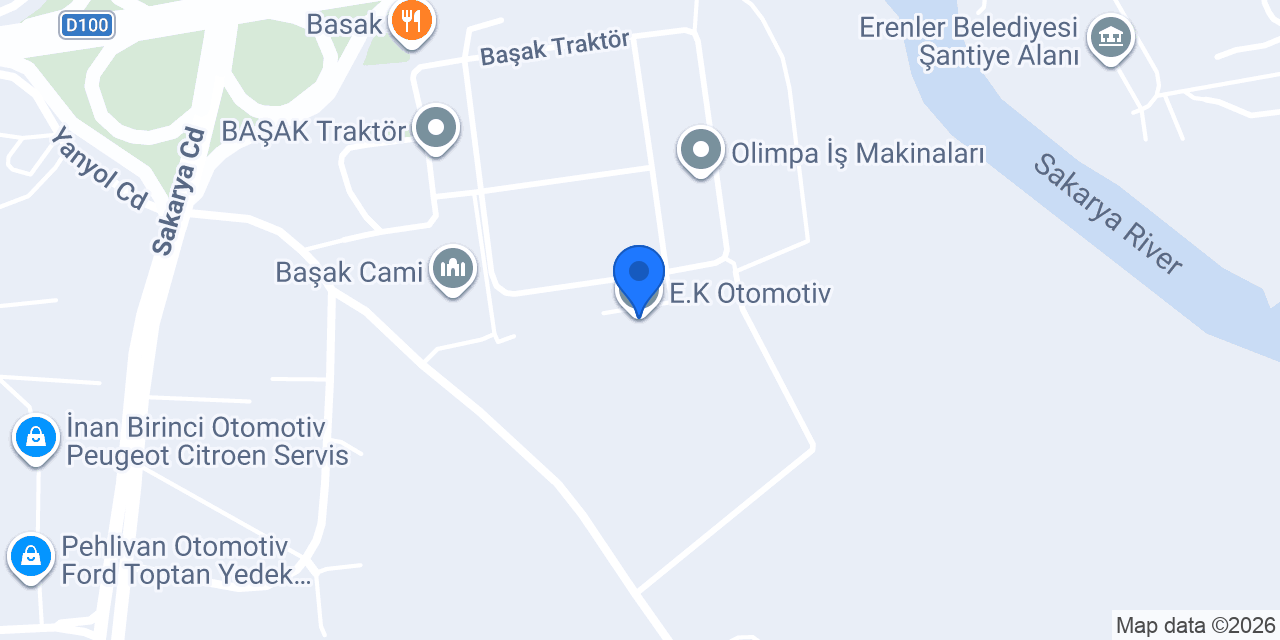 E.K Otomotiv konumu