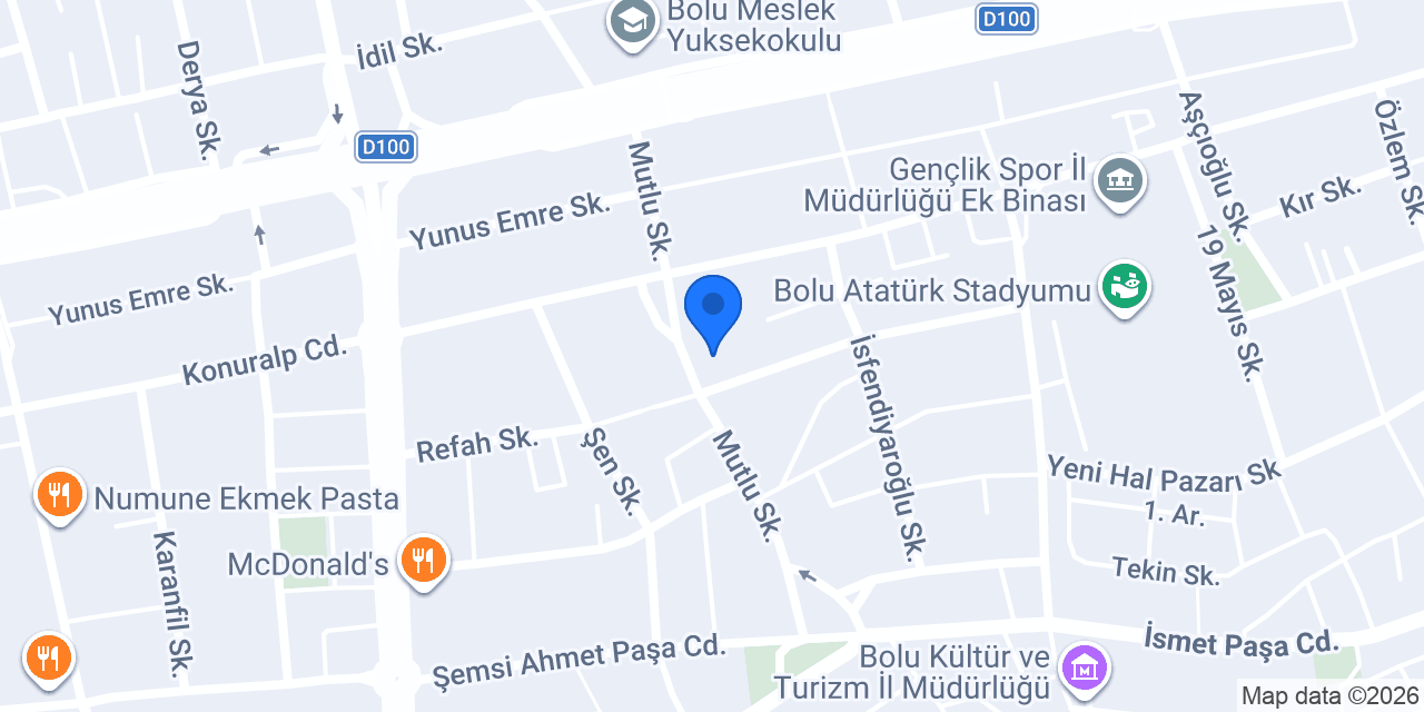 Tan Eczanesi konumu