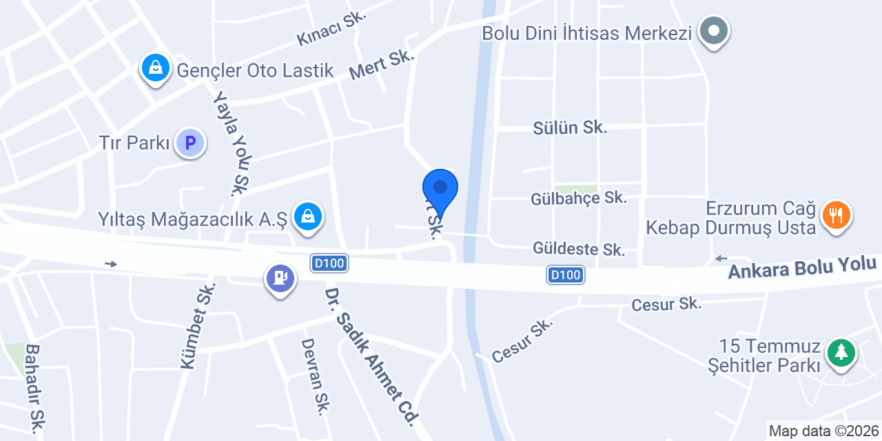 Yirmilioğlu Otomotiv konumu