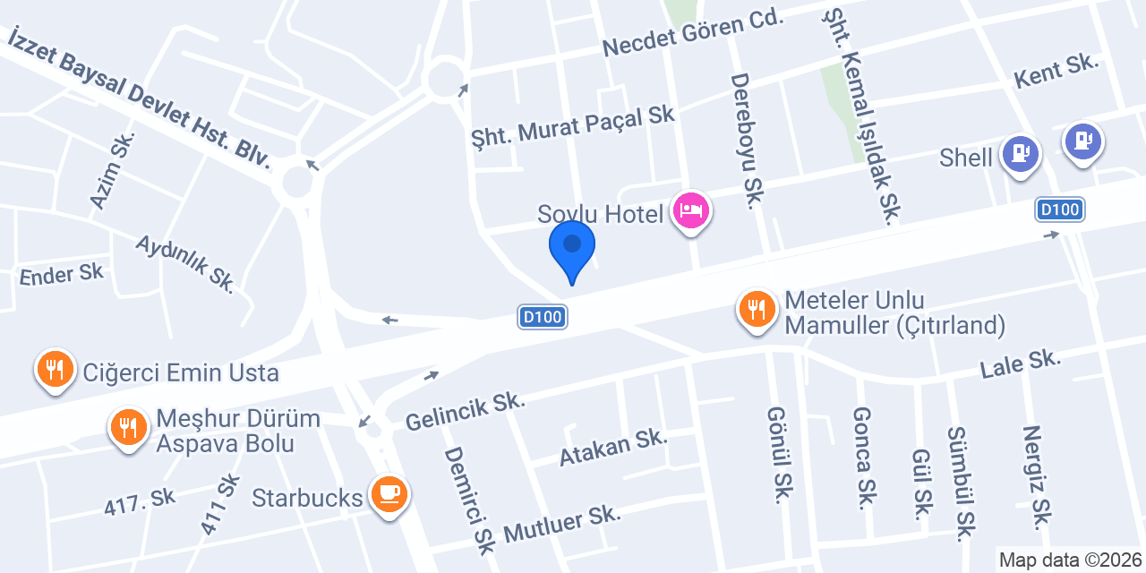 İpek mobilya konumu