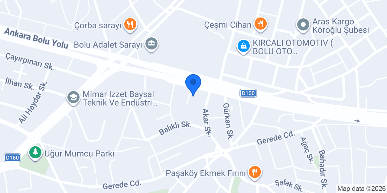 Mısırlıoğlu Hukuk Bürosu konumu