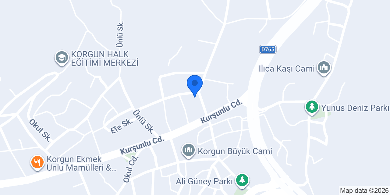Korgun oto lastik konumu